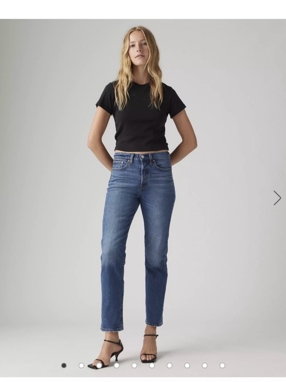 Levi’s Women’s Wedgie Straight Ankle Jeans